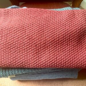 Sloomb Rose seed stitch infinity scarf